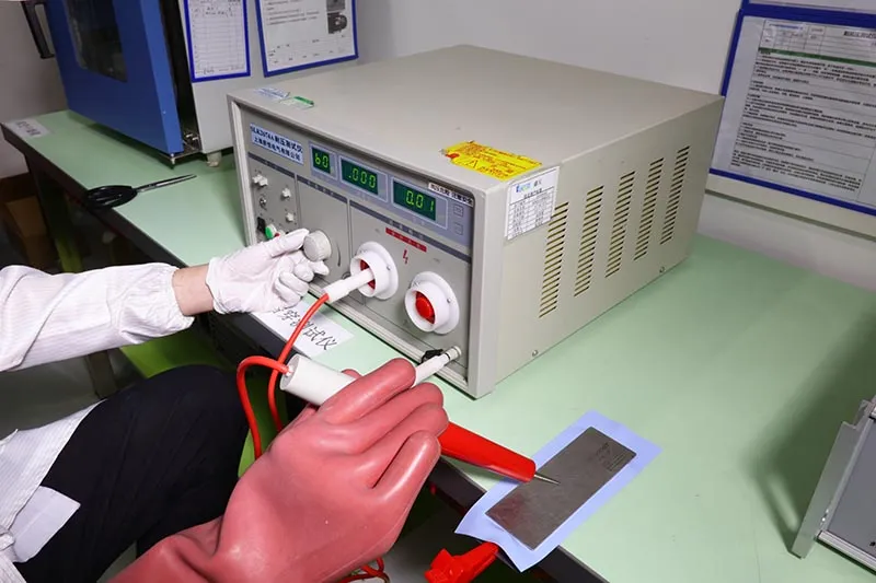 Electrical Breakdown Voltage testing